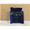 Image 1 : 9 Pcs Stainless Steel Repair Tweezers Set - Antistatic Coating