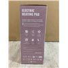 Image 2 : Oversized Electric Heating Pad - 6 Heating Levels - Overheat Protection
