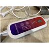 Image 6 : Oversized Electric Heating Pad - 6 Heating Levels - Overheat Protection