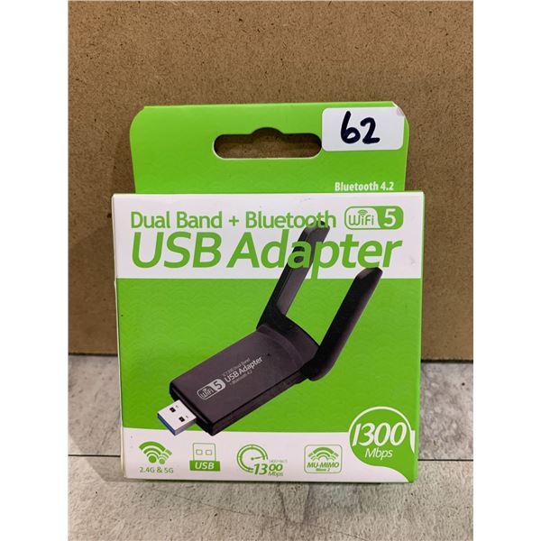 AC1300 Dual Band + Bluetooth USB Adapter