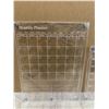 Image 3 : 2 Pack Magnetic Acrylic Fridge Calendar