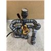 Image 2 : SteamPunk - Cast Iron Pipe Figure Light w/ Guitar