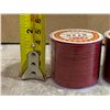 Image 5 : 4 Rolls Nylon String Cord - 45 Yards - 0.8mm Beading Satin String