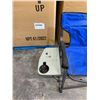 Image 2 : Light Blue Ozark Trail Folding Chair w/ Side Table