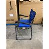 Image 6 : Light Blue Ozark Trail Folding Chair w/ Side Table