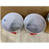 Image 2 : Lot of 3 Metal Buckets