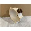 Image 1 : Kids Wooden Pig Shaped Piggy Bank