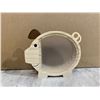 Image 2 : Kids Wooden Pig Shaped Piggy Bank