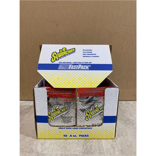 50 Pack - Sqwincher Single Serve Concentrate Fruit Punch Flavor