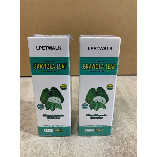 2 x Sousop Graviola Leaf Liquid Extract