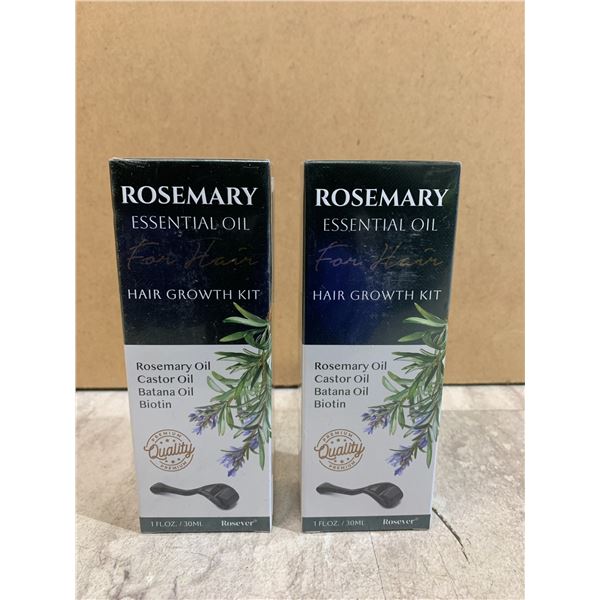 2 x Rosemary Essential Oil for Hair - Growth Kit