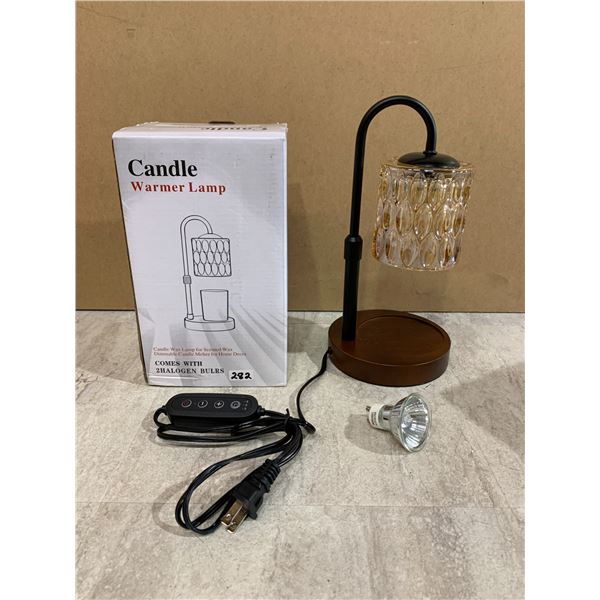 Candle Wax Warmer Lamp - w/ Two Halogen Bulbs