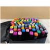 Image 3 : Abeir 100 Piece Dual Tip Alcohol Marker Set