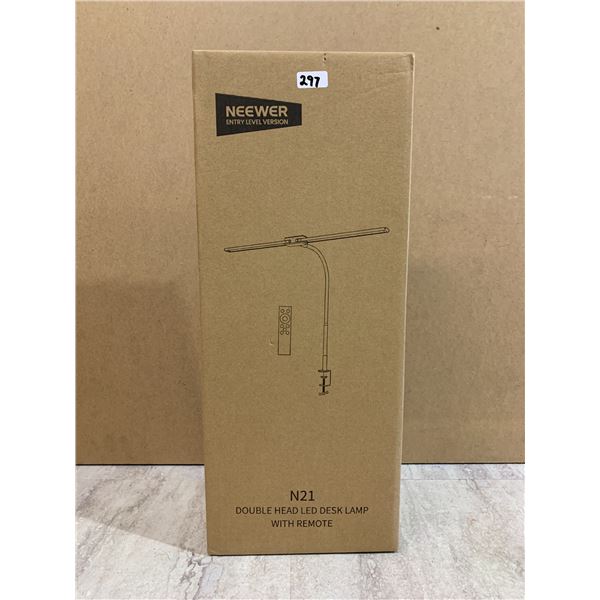 Neewer Double Head LED Desk Lamp w/ Remote Control