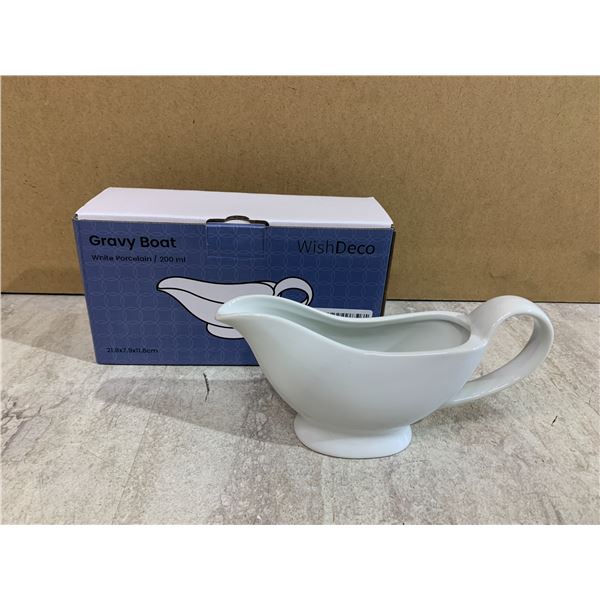 White Porcelain 200ML Gravy Boat