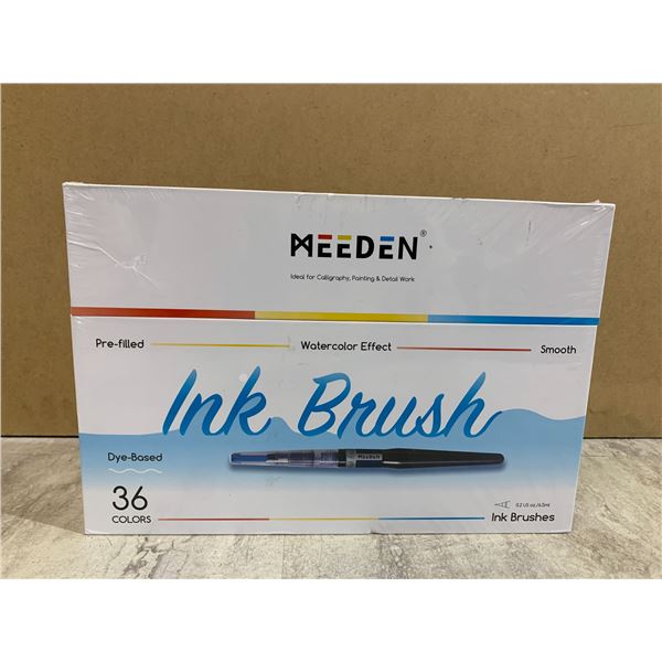 MEEDEN Dye-Based Ink Brush Set - 36 Colors