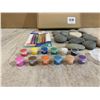 Image 4 : 24 Pcs (12 Paint Color) Rock Painting Set
