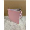 Image 1 : Pink Frameless Travel Hanging Mirror w/ Handles