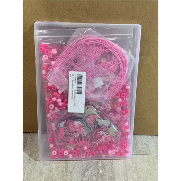 24 Piece Valentines Day Bracelet Making Kit