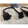 Image 3 : Lot of 2 - 1 Foot Flat Plug Extension Cords