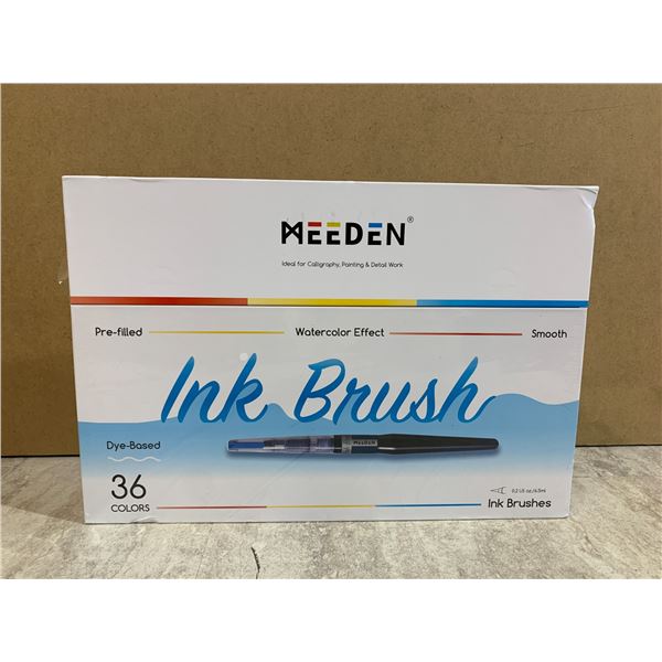 MEEDEN Dye-Based Ink Brush Set - 36 Colors
