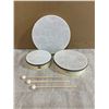 Image 1 : 6 Pc Wooden Drum Kit