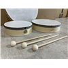 Image 2 : 6 Pc Wooden Drum Kit