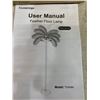 Image 3 : Fluffy Pink Ostrich Feather LED Floor Lamp