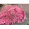 Image 4 : Fluffy Pink Ostrich Feather LED Floor Lamp