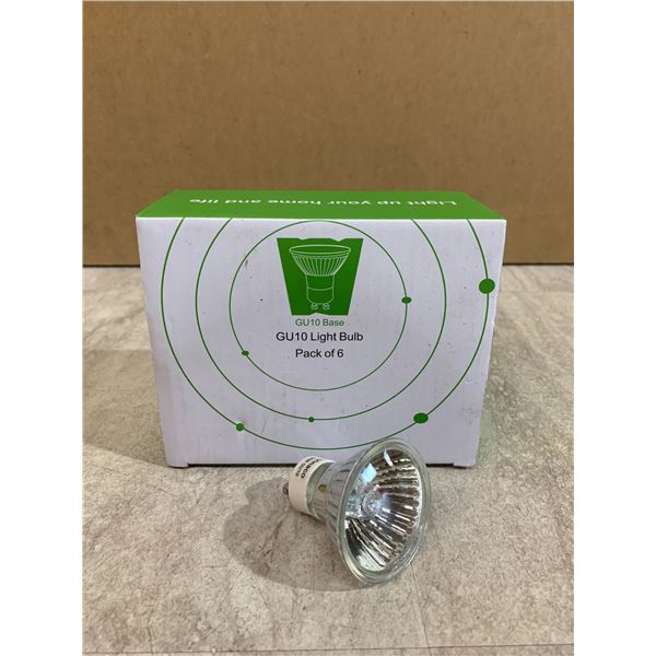 6 Pack of GU10 Light Bulbs