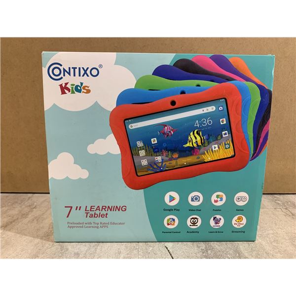 Contixo Kids 7in Learning Tablet Pre Loaded With Top Rated Educator Approved Learning Apps