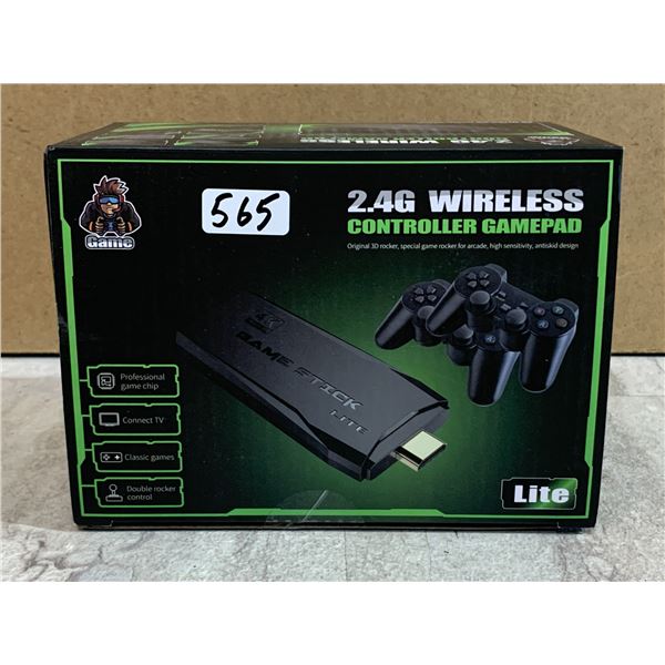 M15 Plus Retro Wireless 4K Plug & Play Gaming Stick with 20,000+ Built-In Games/23 Emulators - New