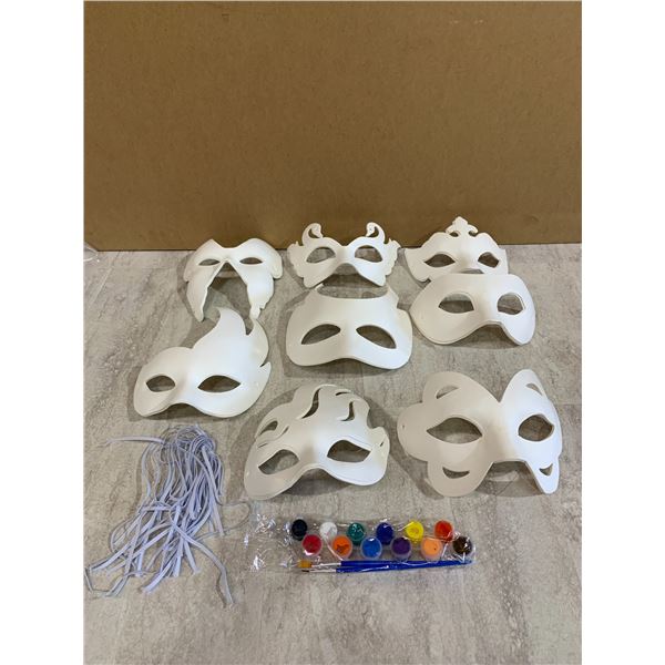 24 Pack of White Paper Masks