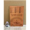Image 1 : Wooden Baseball Dice Board Game
