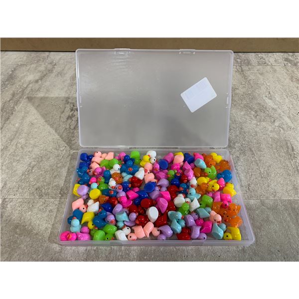 120 Pcs Mini Resin Ducks - 0.47x0.67x0.59 in - Assorted Colors