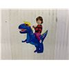 Image 2 : Kids Dinosaur Riding Costume - Size Medium