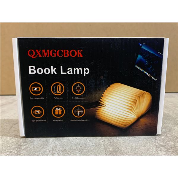Gorgeous Ornate Multi-Colored Elk Embossed LED Book Lamp