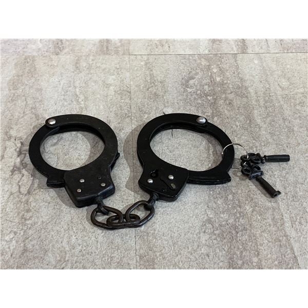 Set of Metal Handcuffs w/ Keys