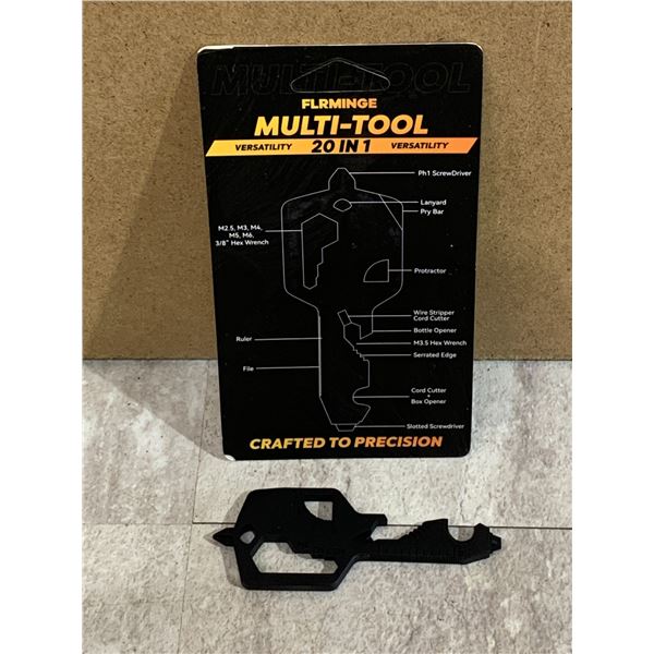 20 in 1 Key Shaped Multi-Tool