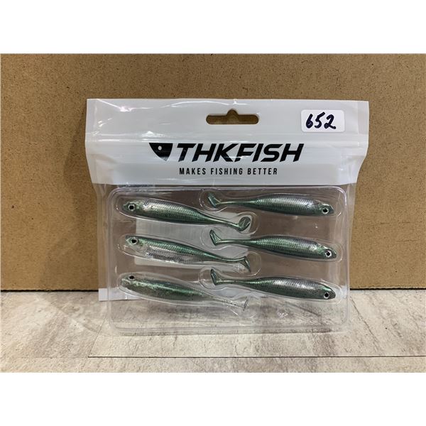 Six Pack of Soft Fishing Lures