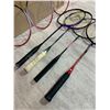 Image 6 : Lot of 7 Assorted Badminton Rackets in Rawlings Case