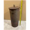 Image 11 : Vintage 1940's Steel Milk Bucket - Branded