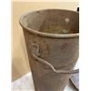 Image 5 : Vintage 1940's Steel Milk Bucket - Branded