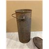 Image 6 : Vintage 1940's Steel Milk Bucket - Branded