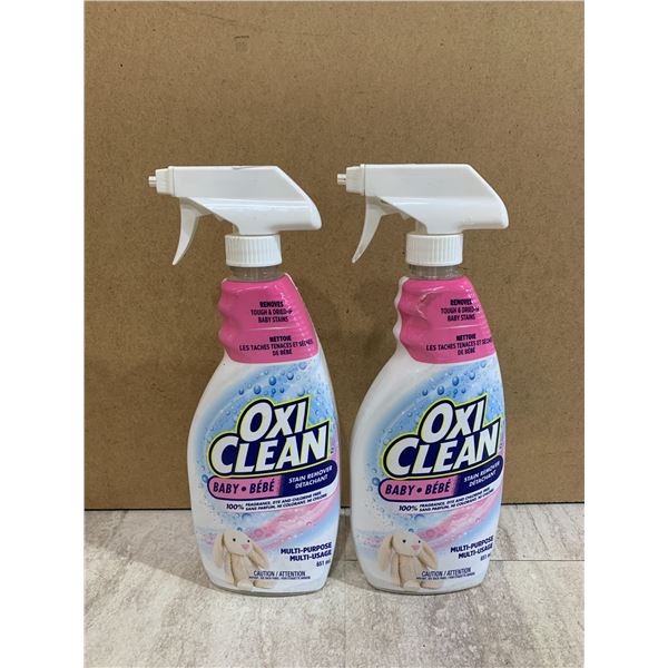 2 Spray Bottles of Oxi Clean Baby Multi-Purpose Cleaner