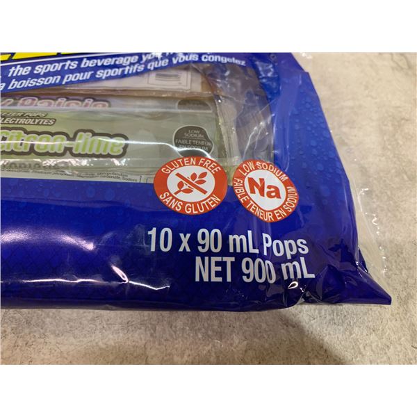 2x 10 Pack Bag of Sqwincher Sqweeze Freezer Pops -  5 Flavors