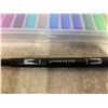 Image 3 : 24 Pack Different Color Dual Tip Brush Pens