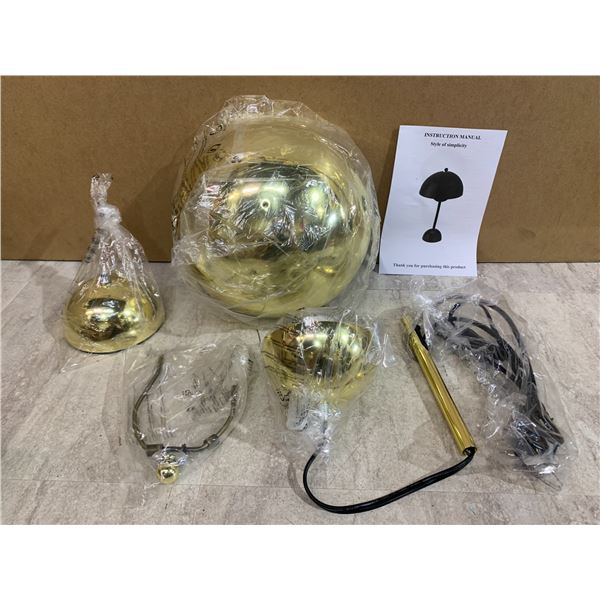 Modern Small Desk Lamp - Gold Color