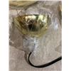 Image 4 : Modern Small Desk Lamp - Gold Color