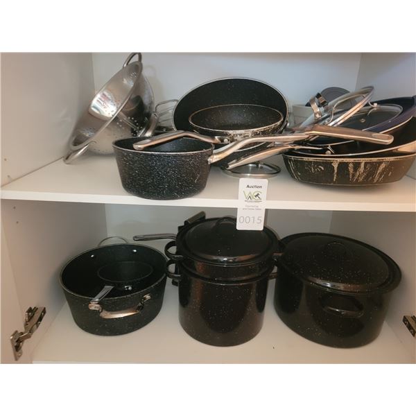 Henkel Rock Pots, Pans, Bakelite Canners A